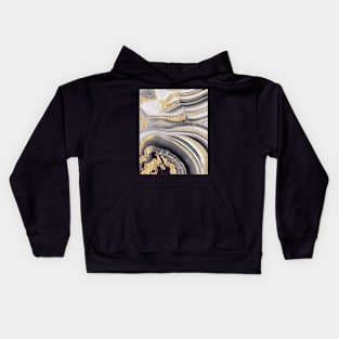 Abstract, Gold, Scandinavian print, Trendy print, Styled, Scandinavian art, Modern art, Wall art, Print, Minimalistic, Modern Kids Hoodie